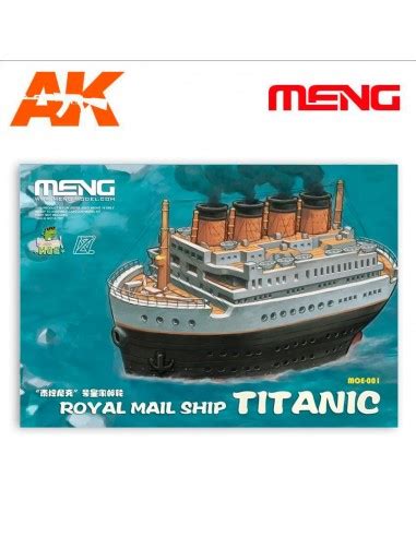 She served as hospital ship during the world war 1. ROYAL MAIL SHIP TITANIC (CARTOON MODEL)