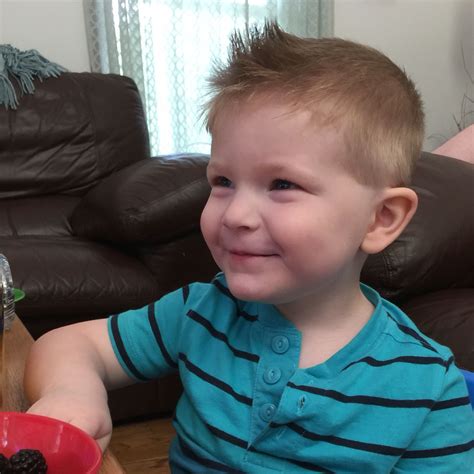 If your receding frontal hairline is stressing you out, take a moment and breathe. Toddler boy haircut, 3 years old | Cool boys haircuts ...