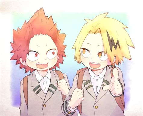 Kirishima Eijirou And Kaminari Denki Personajes De Anime Kirishima Eijirou Mejores Peliculas