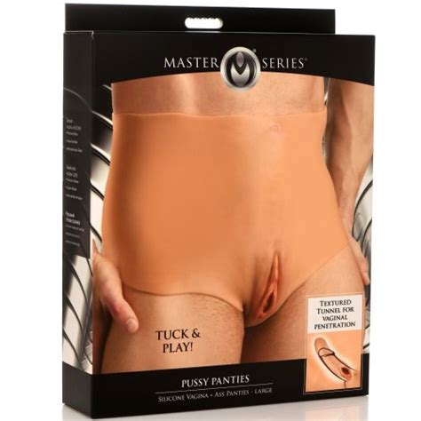 Master Series Wearable Silicone Vagina And Ass Pussy Panties Large Sex Toys And Adult Novelties