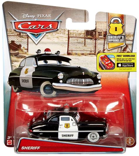 Disney Pixar Cars Sheriffs Impound Lot Sheriff 155 Diecast Car 56