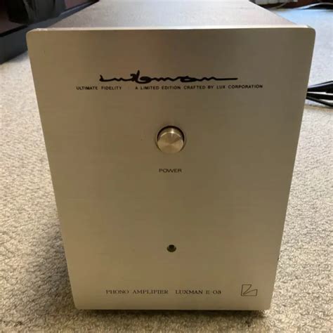 LUX LUXMAN E 03 MM MC Phono Amplifier Equalizer Analog Used From Japan