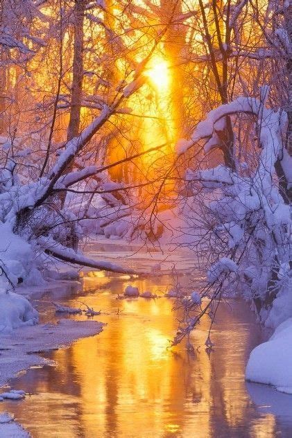 Sunset Landscape ~ Stunning Nature Winter Landscape Photography