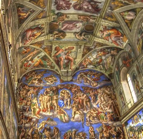 It so impressive that everyone stood in awe of the paintings. Sistine Chapel Ceiling | Flickr - Photo Sharing!