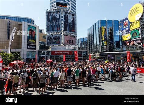 Toronto International Street Performers Festival Busker Fest In Stock