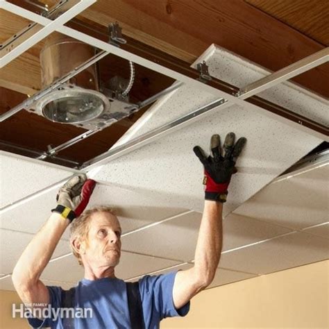 Installing Suspended Ceiling Installing A Suspended Ceiling