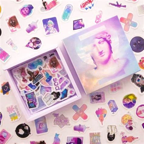 Artsy Sticker T Box 11 Themes Vaporwave Aesthetic In 2021