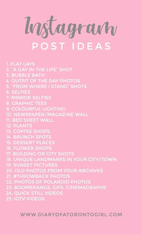 25 Instagram Photo Ideas For When You Have Nothing To Post Instagram