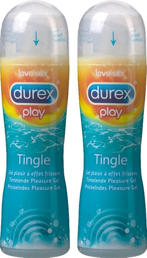 Durex Play Pleasure Gel Tingle Glijmiddel 2 X 50 Ml