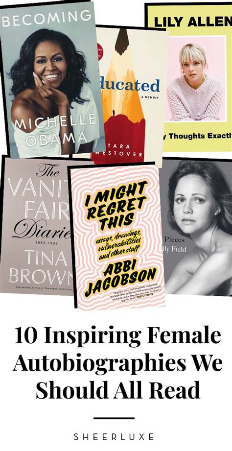 Must Read Books Inspiring Females Autobiographies Books To Read In Your 20s Books To Read
