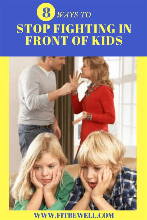 Fighting In Front Of Kids 8 Ways To Stop It Forever