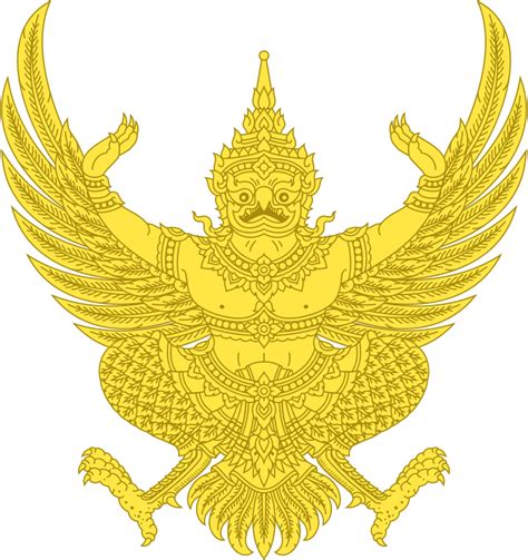 Garuda Emblem Of Thailand Thailand Art Thai Art Emblems