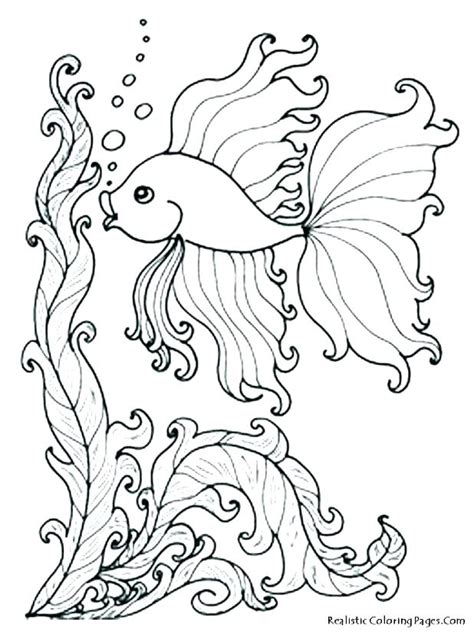 Underwater Scene Coloring Pages At Free