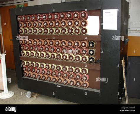 A Replica Bombe A World War Two Enigma Code Breaking Machine At The
