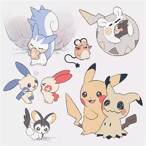 Pikachu Morpeko Morpeko Mimikyu Pachirisu And 5 More Pokemon And