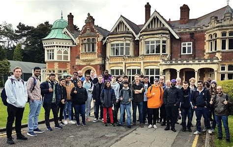 Students Crack The Code Of Their Courses At Bletchley Buckinghamshire