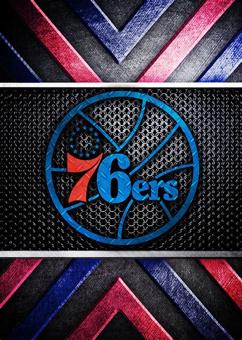 Philadelphia 76ers Logo Art 3 Digital Art By William Ng Fine Art America