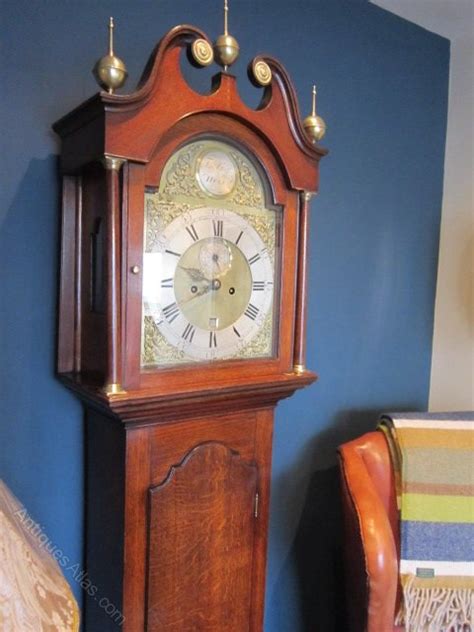 Antiques Atlas Georgian Oak 8 Day Hull Longcase Clock As521a008