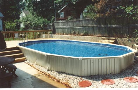 Fiberglass swimming pools are one of the most rewarding and customizable ways to transform your backyard into the ultimate outdoor sanctuary. Backyards Semi Inground Pool Kits — Randolph Indoor and ...