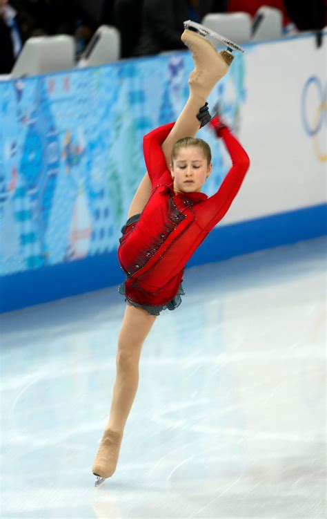 Russias Yulia Lipnitskaya Performs During The Team Ladies Free