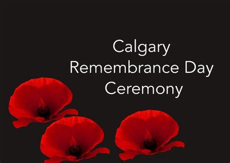 Calgary Remembrance Day Ceremony