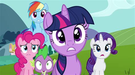 Image Main Characters Shocked S3e10png My Little Pony Friendship