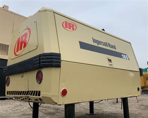 Used Ingersoll Rand 185cfm Diesel Air Compressor 185 318052ulk221