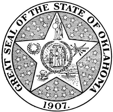 Seal Of Oklahoma Clipart Etc