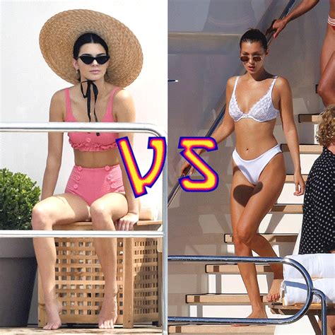 Kendall Jenner And Bella Hadids Swimwear Style Get The Look Vogue