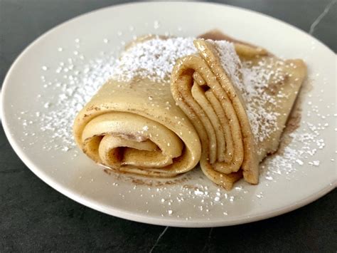 Pfannkuchen -Rolle mit Zimt Zucker OptiWelt