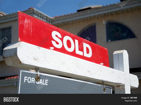 Real Estate Sold Sign Image And Photo Free Trial Bigstock