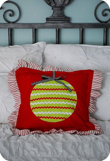 Christmas Project — Make Painted Ornament Pillows Christmas Pillows
