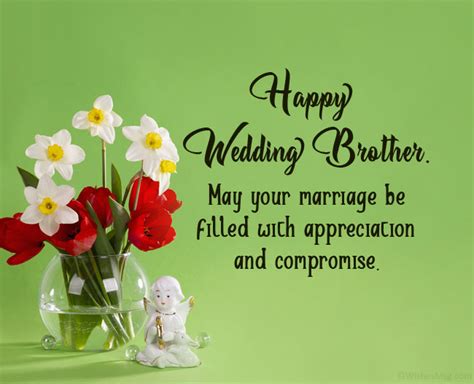 Wedding Wishes For Brother Marriage Quotes Wishesmsg