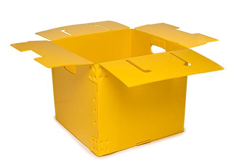 corrugated plastic boxes reusable shipping and storage boxes