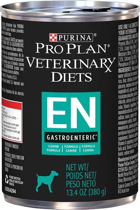Purina pro plan development grain free puppy classic chicken entrée classic wet dog food. Purina Pro Plan Veterinary Diets EN Gastroenteric Formula ...