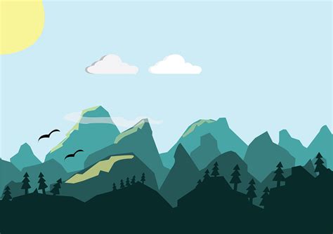 Mountains Hills Vector Free Image On Pixabay