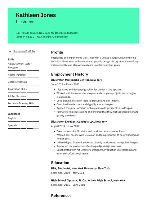 Illustrator Cv Examples And Writing Tips 2024 Free Guide ·