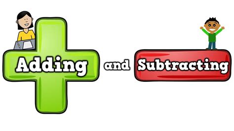 Addition And Subtraction Sign Cartoon Clipart Best
