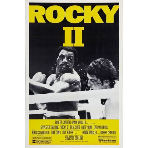 Rocky Ii Poster 1979 For Sale At 1stdibs Rocky Ii Poster Rocky 2