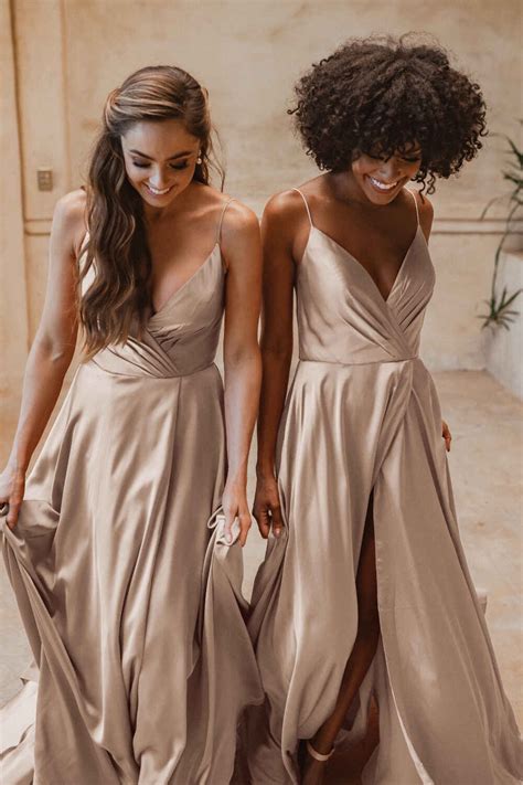 Champagne Bridesmaid Dresses Bridesmaids Only