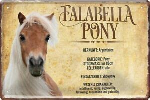Aromas especiados, florales, frutales y más son los que podrás encontrar. Falabella Pony Pferd Horse Steckbrief Blechschild 20x30 ...