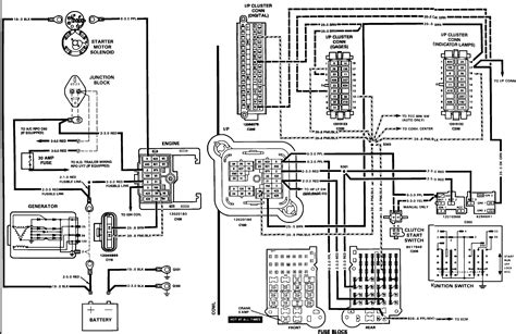 1989 Chevy Truck Instrument Cluster Wiring Diagram