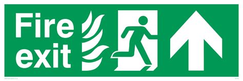 Fire Exit Safety Sign From Safety Sign Supplies