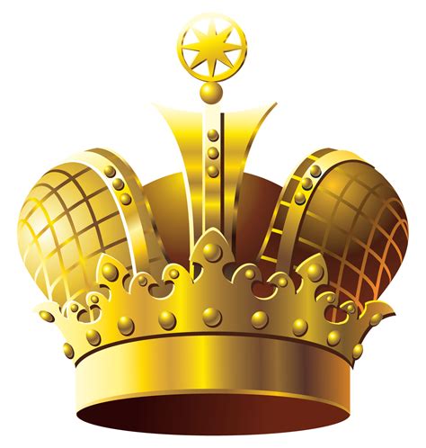 Golden Crown Png Clipart