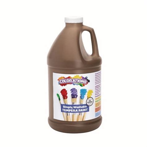 Colorations 12 Gallon Brown Simply Washable Tempera Paint