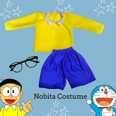 Doraemon Nobita Kids Costume Lazada Ph