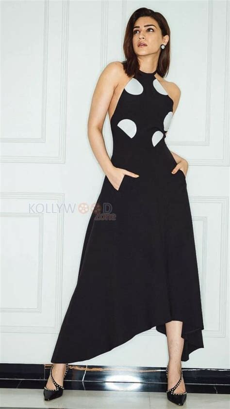 Kriti Sanon In A Sexy Polka Dot Midi Dress Photos 04 241621 Kollywood Zone