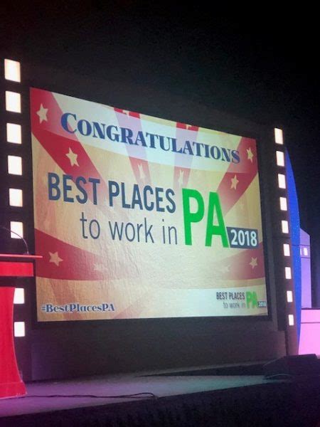 2019 List of Best Places to Work in Pennsylvania Revealed - Team PA