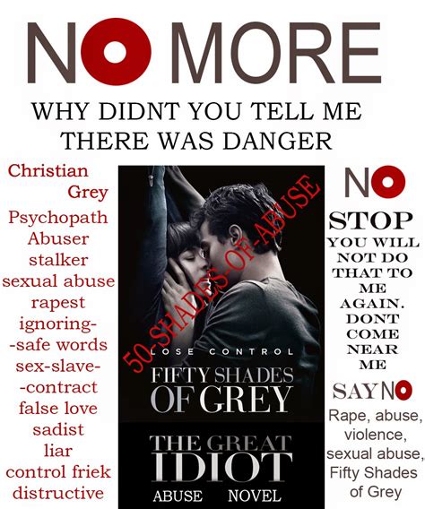 Fifty Shades Of Abuse Fifty Shades Of Grey No More The How To Guide For A Psychopath An