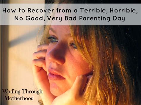 Wading Through Motherhood: How to Recover From a Terrible ...